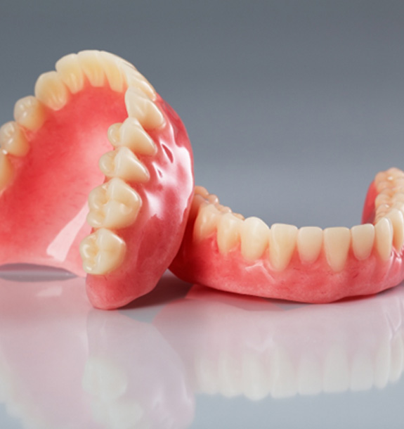 A pair of dentures