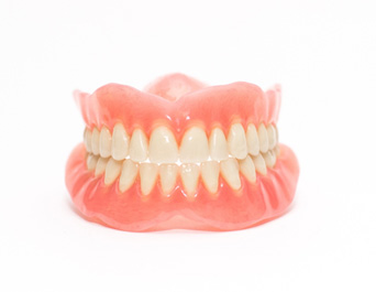 A pair of full dentures