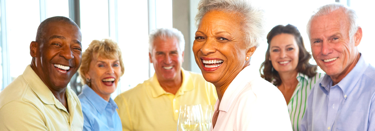 Group of Senior Citizens Smiling